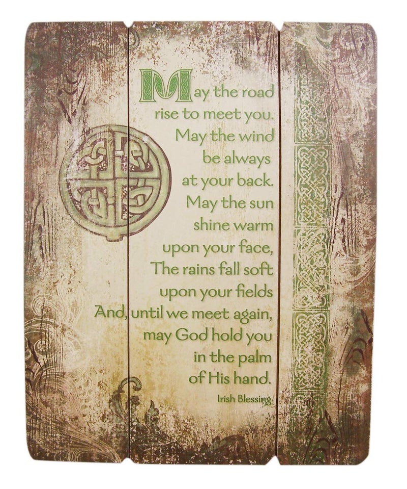 Autom Irish Blessing Wood Pallet Sign Wall Plaque, 15 Inch - Image 1